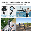 Soporte Manubrio 360° Moto Bici para Cámara Gopro DJI otras
