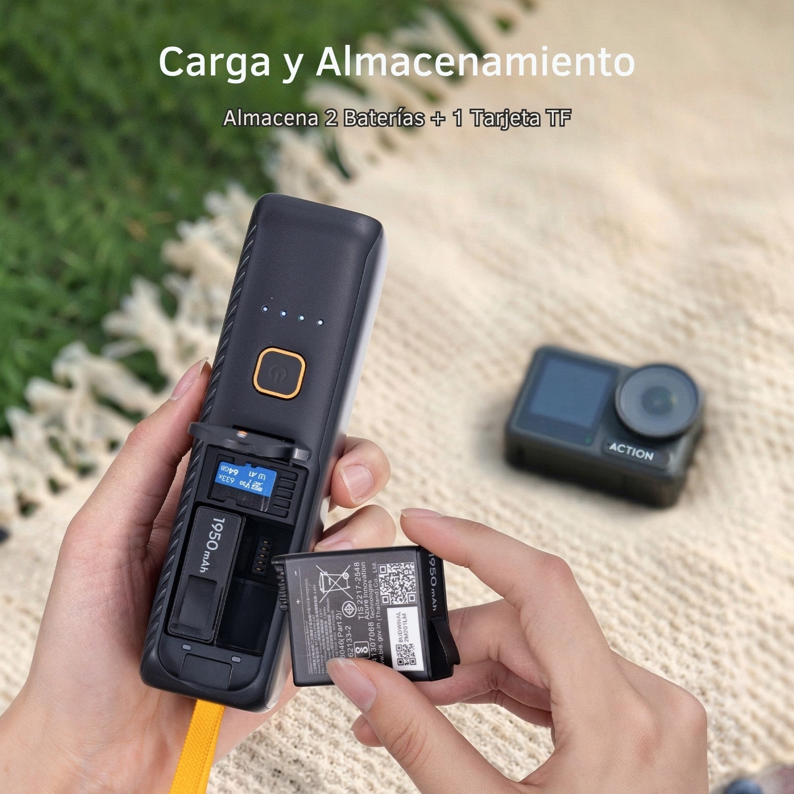 Power Bank Cargador DJI Osmo 360 6 5 4 3 10000mAh Telesin