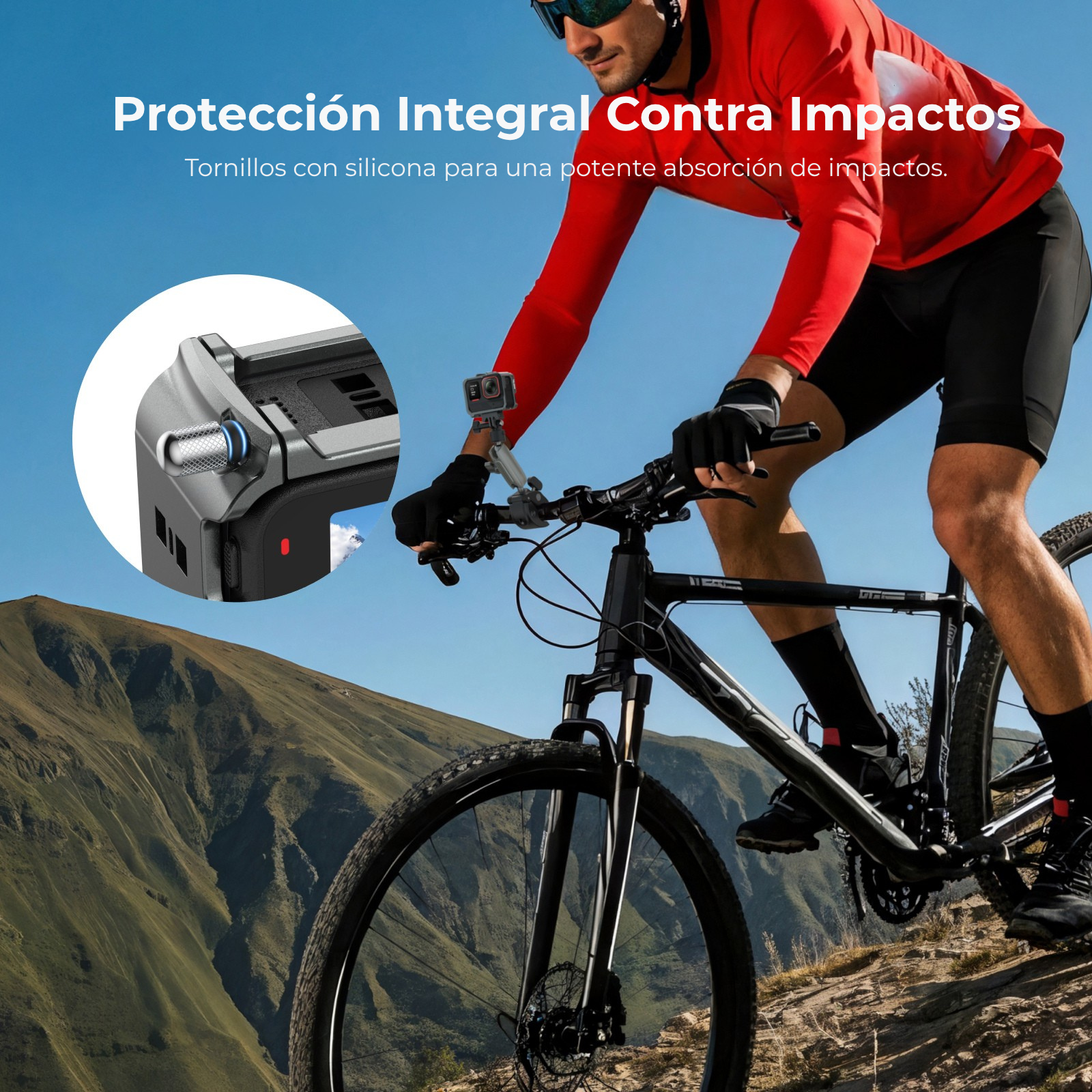 Jaula Aluminio Insta360 Ace - Ace pro - Ace Pro 2 Vertical