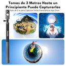 Bastón Selfie 3M Fibra de Carbono para Cámara Insta360 Gopro
