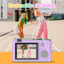 Cámara Retro para Niño 4K Con Fotos Videos Zoom y Juegos