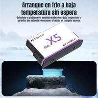 Batería Recargable para Insta360 X5 de 2800mAh