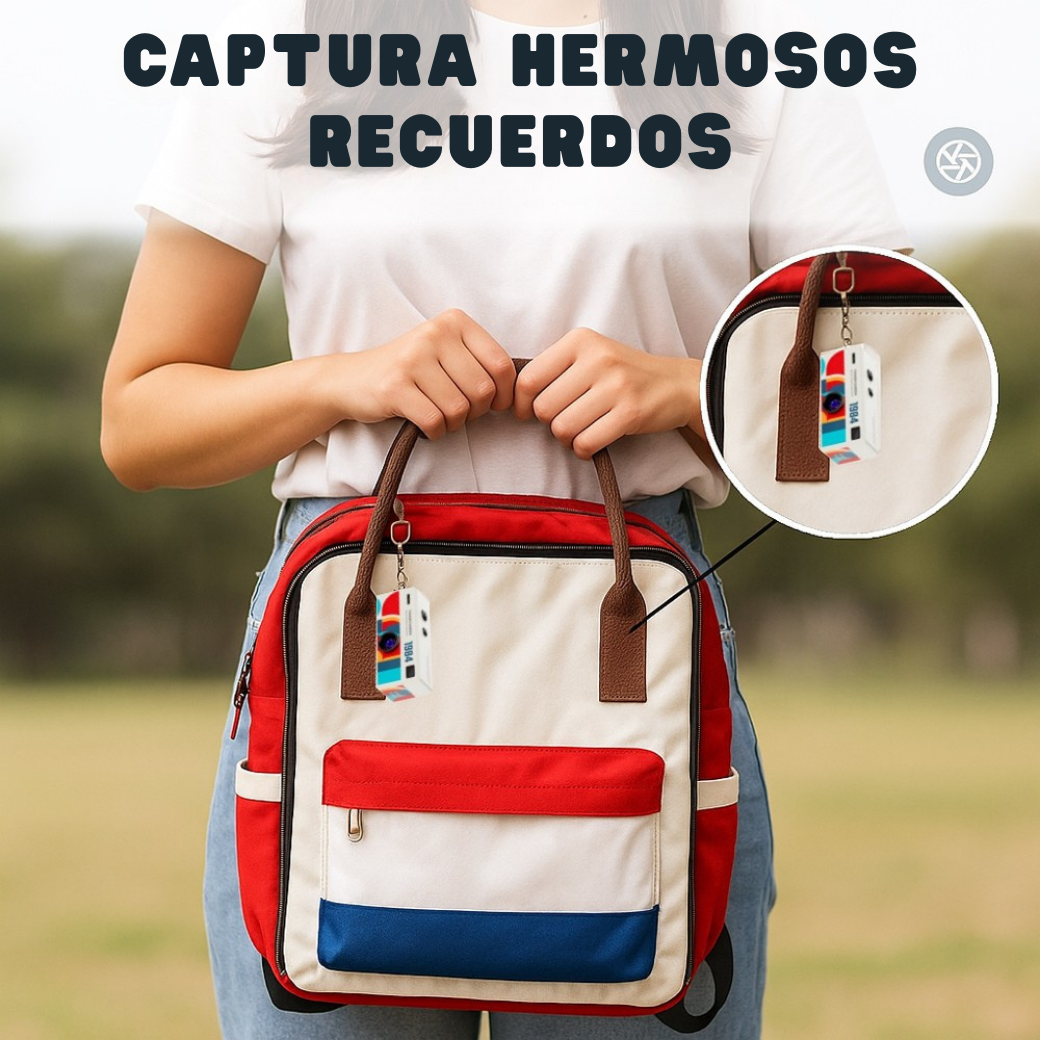 Mini Cámara Digital Portátil Full HD 1080p + MicroSD 32GB