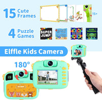 Cámara Deportiva Infantil Impermeable 1080P Pantalla Acción