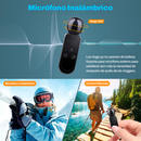 Cámara Acción Ausek 5K 24MP UltraHD / Micrófono y Accesorios