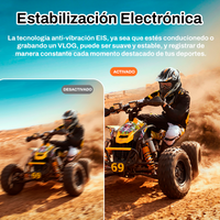 Cámara Acción 5K 30FPS Deportiva Pantalla Dual Touch Innedd