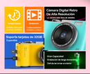 Cámara Retro Moda Digital 4K 64MP 16X para Niños y Adultos