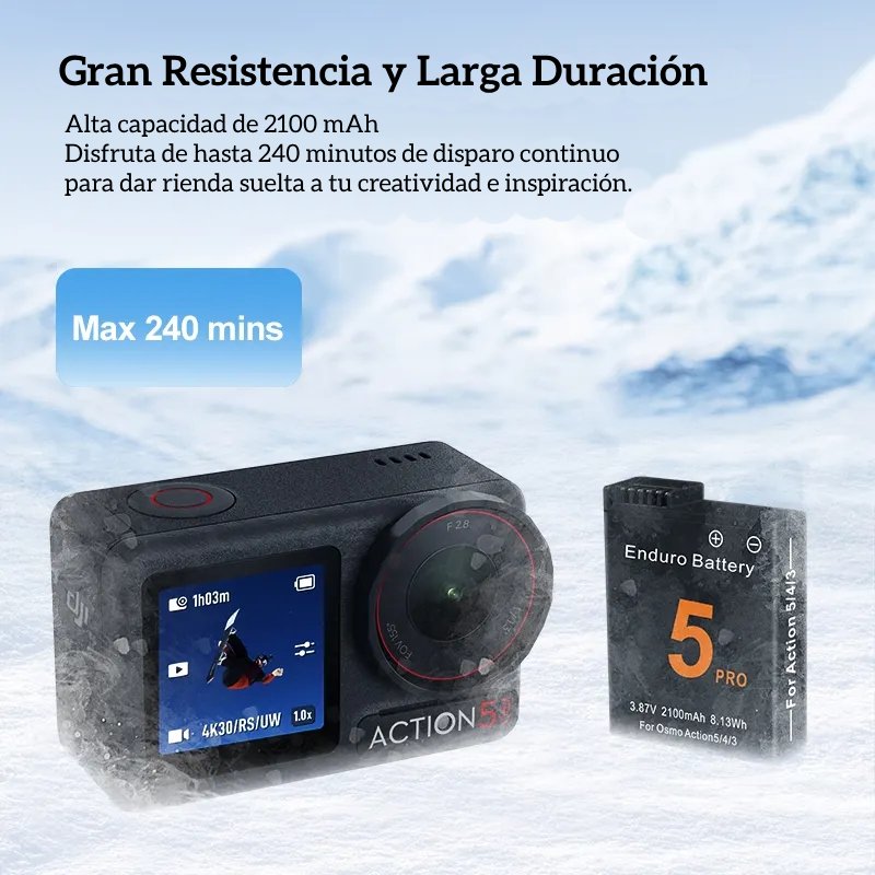 Batería recargable para DJI Osmo 3 / 4 / 5 de 2100 mAh