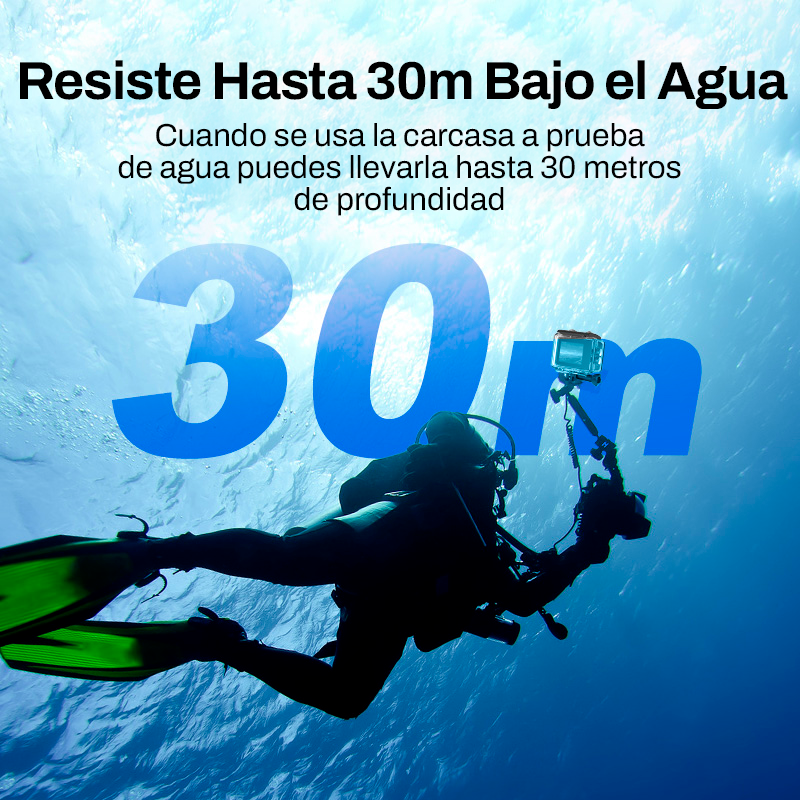 Cámara Acción Ausek 8K 50MP UltraHD Deportiva con Accesorios