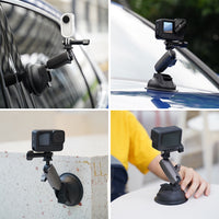 Soporte con Ventosa Aluminio Telesin para Cámaras de Acción