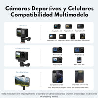 Bastón Selfie Trípode 120cm con Control para Cámara Teléfono