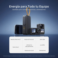 Power Bank Cargador DJI Osmo 360 6 5 4 3 10000mAh Telesin