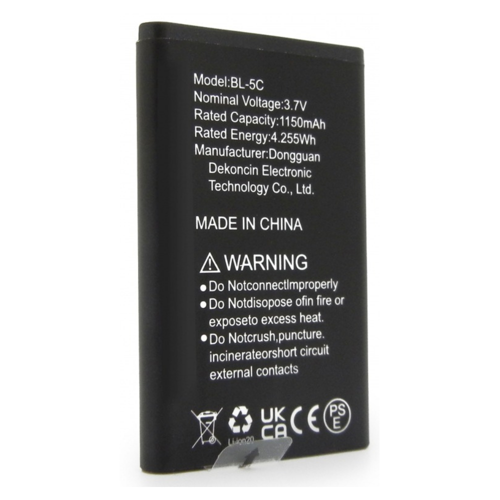 Batería BL-5C 1150mAh 3.7V para Cámara Digital Compatible