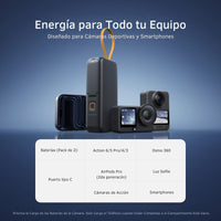 Power Bank Cargador DJI Osmo 360 6 5 4 3 10000mAh Telesin