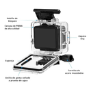 Carcasa impermeable para GoPro Hero 4k Sumergible