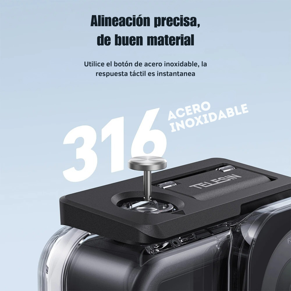 Carcasa para DJI Osmo Action 6 Sumergible 60M - Telesin