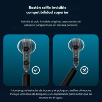 Carcasa Sumergible para Insta360 X4 50M Invisible - TELESIN