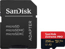 Memoria Sandisk MicroSD 256 GB Extreme Pro