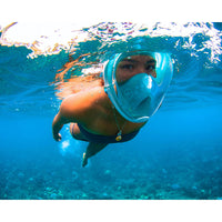 Mascara Snorkel  de Buceo con Base para Cámaras Antiempañante Talla L/XL / Shoot