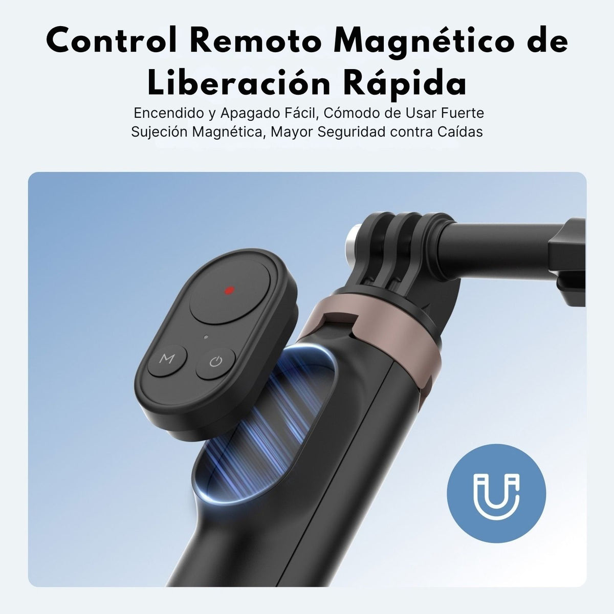 Bastón Selfie Trípode 120cm con Control para Cámara Teléfono