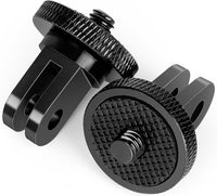 Adaptador Aluminio Trípode Rosca 1/4 para Cámaras