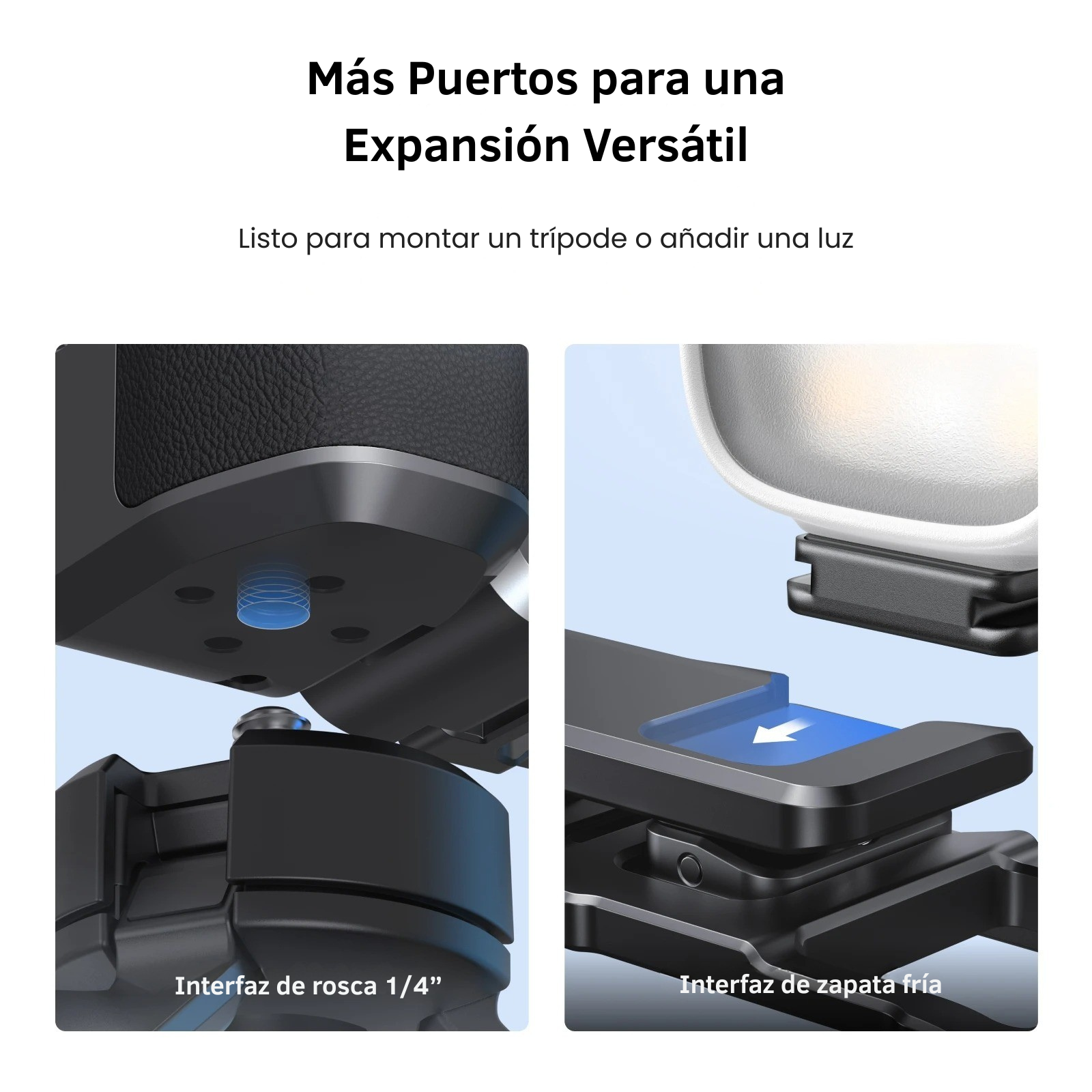 Kit Grip + Jaula Aluminio Empuñadura para DJI Osmo Action 6