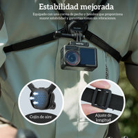 Soporte Cuello Magnético 2x1 para Smartphone y Camaras GoPro