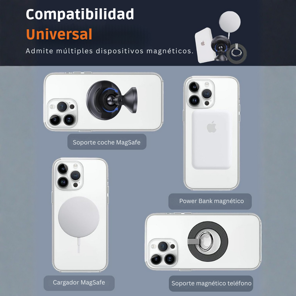 Anillo Magnético Magsafe de Metal para Teléfonos - Telesin