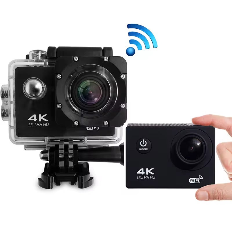 Cámara Deportiva 4K Sport Ultra HD con WiFi y Accesorios