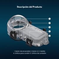 Carcasa Sumergible para Insta360 X4 50M Invisible - TELESIN