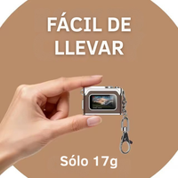 Mini Cámara Café Portátil 1080p Pantalla LCD + MicroSD 32GB