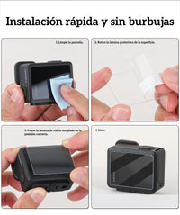 Láminas de Vidrio Templado para GoPro Hero 4K 2024