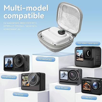Estuche Portable para Insta360 GO3/2 DJI Osmo GoPro -Telesin