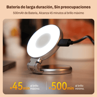 Luz Selfie Magnética TELESIN MagSafe Ajustable LED Pro