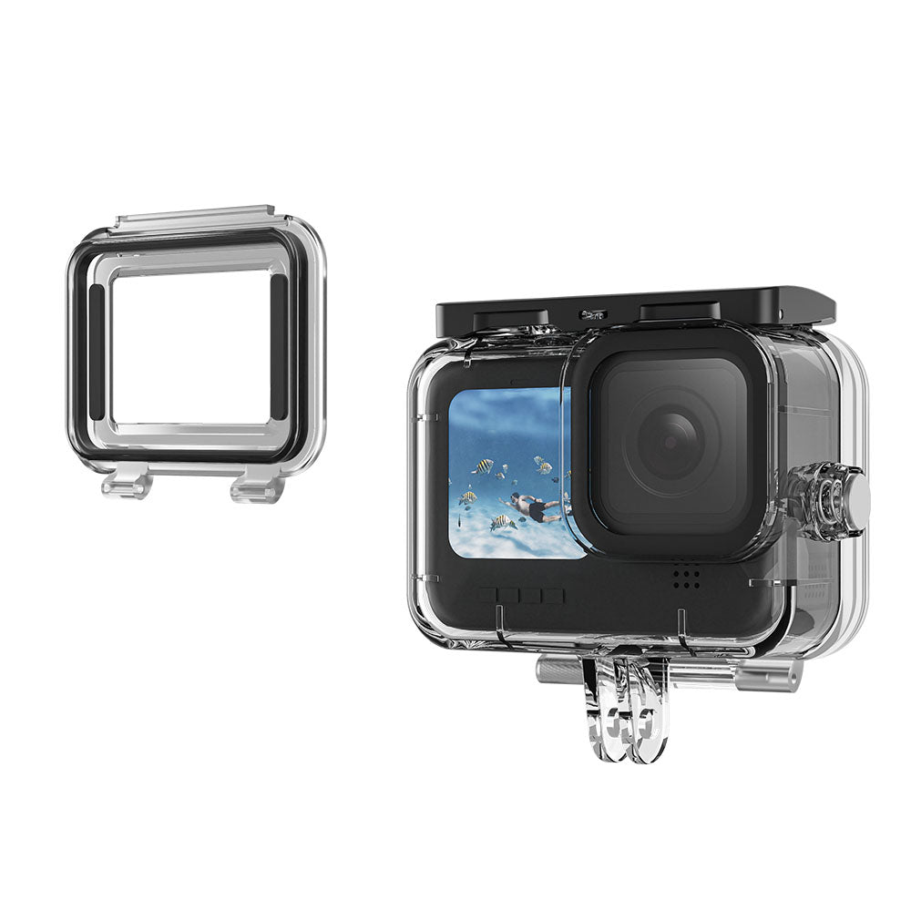 Carcasa para GoPro Hero 9 / 10 / 11 / 12 / 13 + Tapa Abierta - Telesin