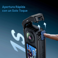 Jaula Aluminio Para Insta360 X4 Protector Cámara Soporte