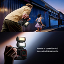 Luz LED MagFilm Cálida Fría Para Cámara y Smartphone Vlog