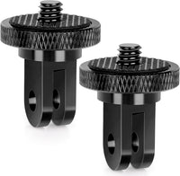 Adaptador Aluminio Trípode Rosca 1/4 para Cámaras