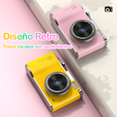 Cámara Retro para Niño 4K Con Fotos Videos Zoom y Juegos