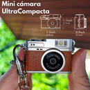 Mini Cámara Café Portátil 1080p Pantalla LCD + MicroSD 32GB