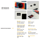 Mini Cámara Digital Portátil Full HD 1080p + MicroSD 32GB