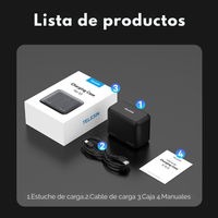 Cargador Doble Rápido para Insta360 X5 - Telesin