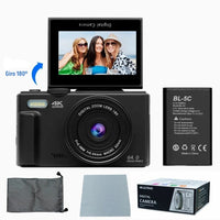 Cámara Fotografíca Digital 4K 30fps 64MP Pantalla Giratoria
