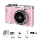 Cámara Retro Moda Digital 4K 64MP 16X para Niños y Adultos