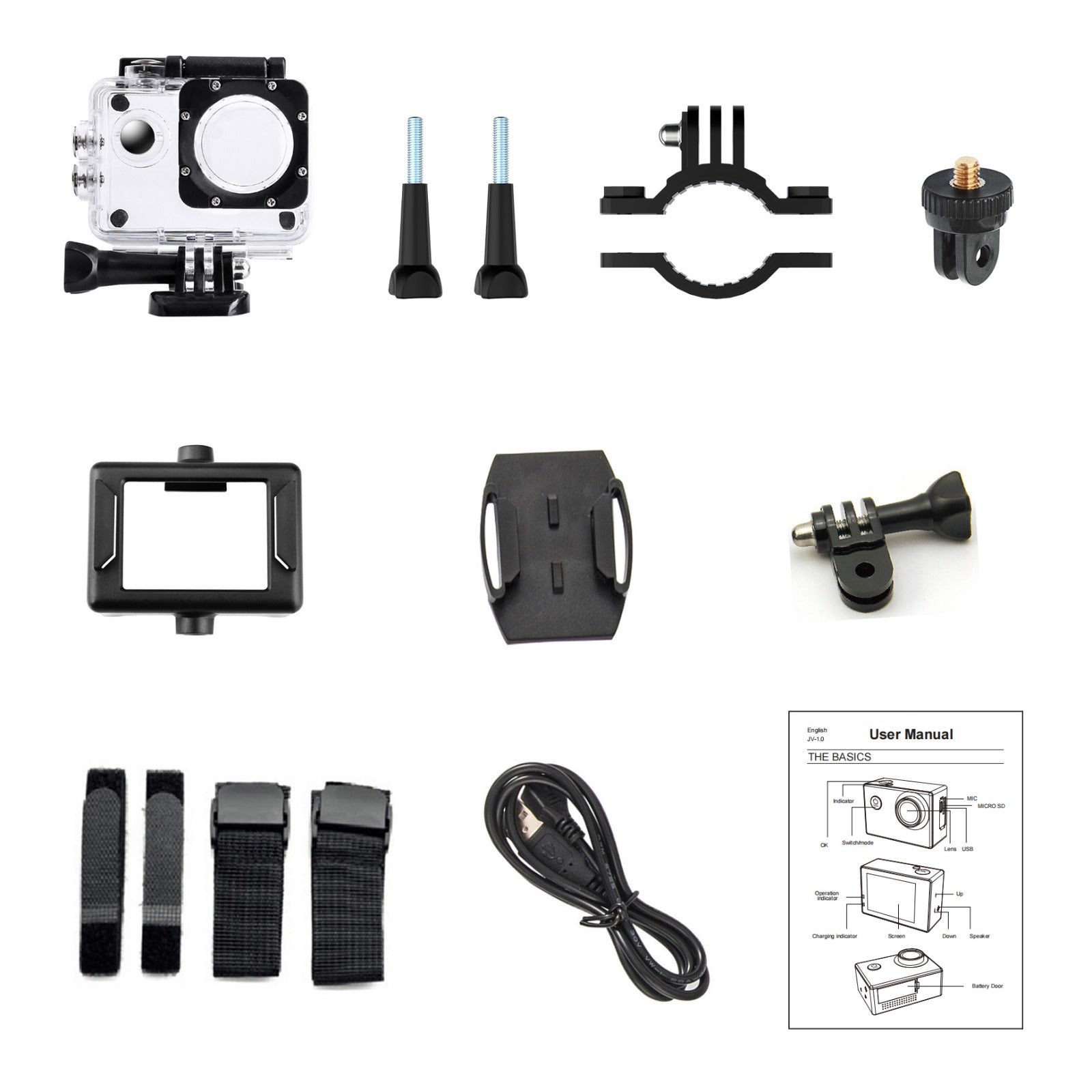 Cámara Acción Innedd 4K 16MP Deportiva con Pantalla y WIFI