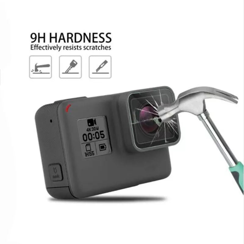 Lamina + Protección Lente para Gopro 5 6 7 Black