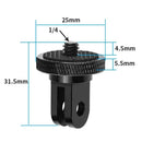 Adaptador Aluminio Trípode Rosca 1/4 para Cámaras
