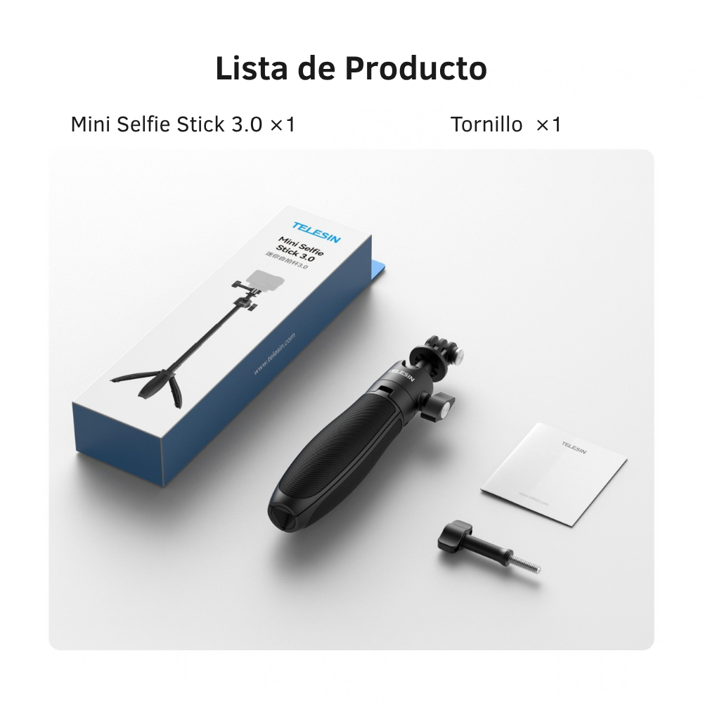 Trípode Selfie 3.0 para Cámaras Deportivas Gopro DJI u Otras