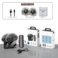Micrófonos Inalámbrico Audio Profesional Tipo-C y Lightning