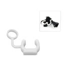 Pegatina con base curva y plana